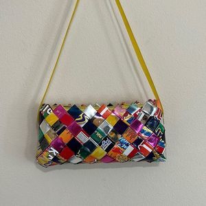 Ecoist Multicolor Candy Wrapper Purse